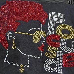 Stay Focused Rhinestone Hoodie